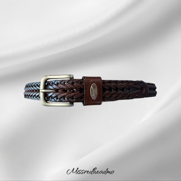 Nike Braided Leather Belt - Picture 1 of 4
